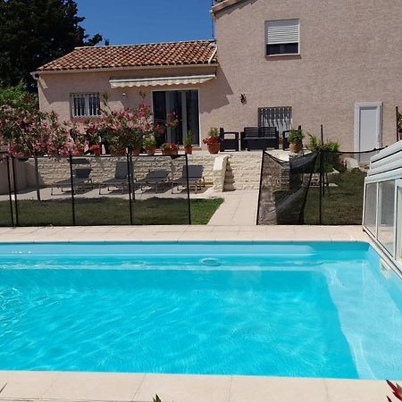Villa Avec Plage A Pied Et Grande Piscine Sainte-Marie-la-Mer Exteriör bild